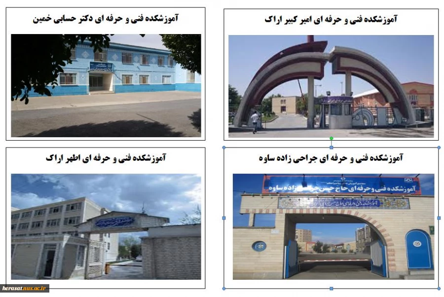 آموزشکده های استان مرکزی در یک نگاه