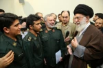 دیدار پاسداران بازداشت‌کننده نظامیان متجاوز آمریکایی با رهبر انقلاب 2