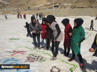 جشنواره نقاشی روی برف