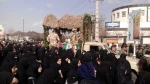 مراسم  تشییع و خاک سپاری دو شهید گمنام در آموزشکده فنی و حرفه ای  امیر کبیر اراک شنبه15 اسفند 94