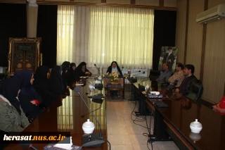 دیدار نوروزی ریئس  آموزشکده دختران کرج با کارکنان آموزشکده