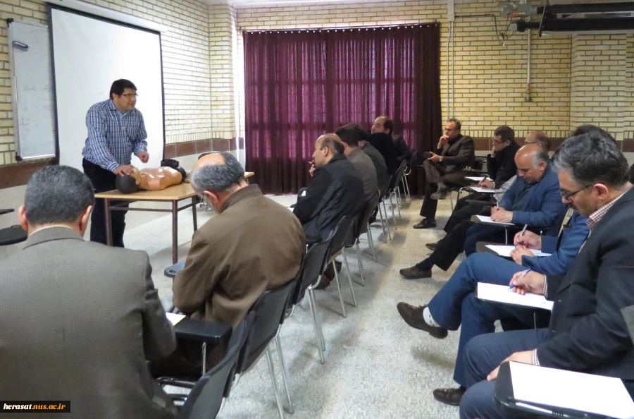 برگزاری دوره امداد و نجات جمعیت هلال احمر در آموزشکده فنی پسران اردبیل 2