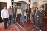 دیدار کارکنان ومدیر حراست استان و ریاست دانشکده با خانواده شهدا 2