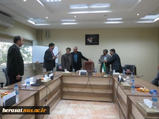 مراسم تکریم ومعارفه مدیریت حراست مراکز تابعه دانشگاه فنی وحرفه ای در استان اصفهان