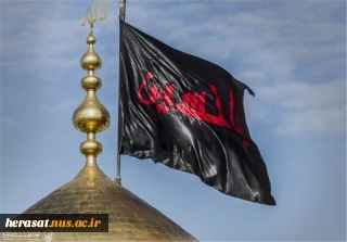 «گفته‌اند لحظه تعویض همین بیرق‌ها   /     صاحب چادر خاکی به حرم می‌آید» 

اهتزاز پرچم مشکیِ گنبد حرم امام حسین(ع)