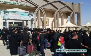 حال وهوای اربعین درمهران