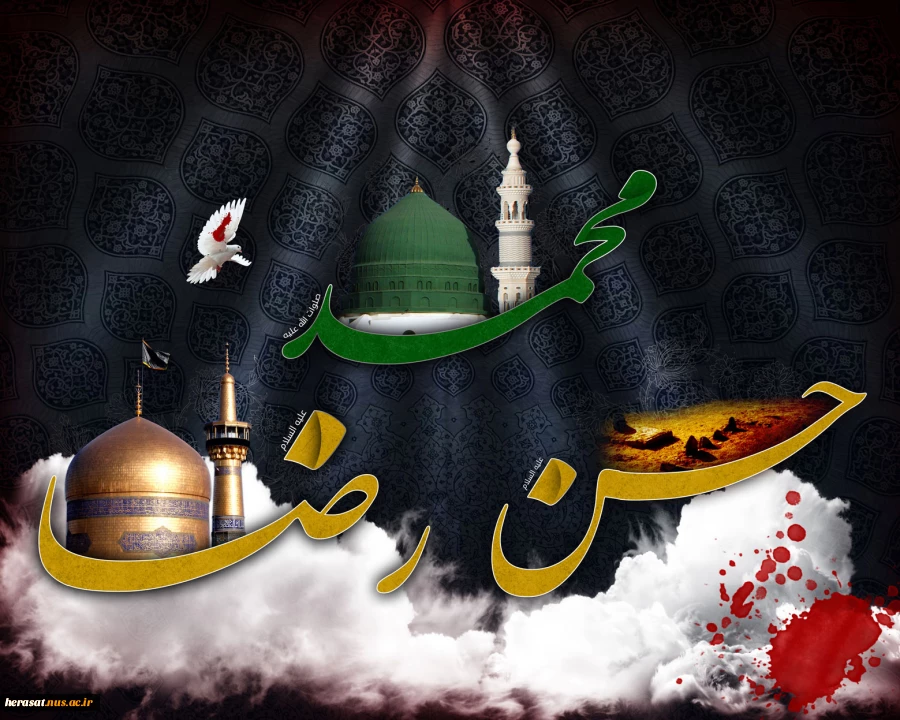در سوگ نبی جهان سیه می پوشد .... در سینه، دل از داغ حسن می جوشد
از ماتم هشتمین امام معصوم .... هر شیعه ز درد، جام غم می نوشد.