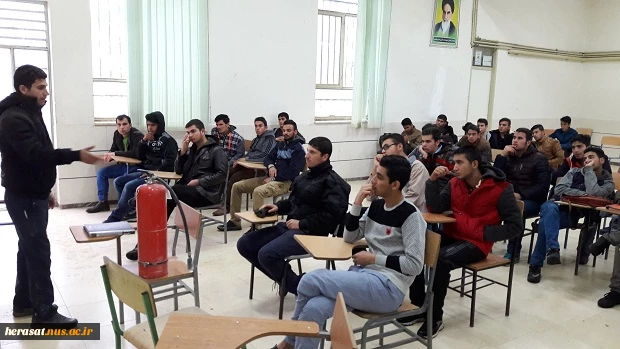 برگزاری کارگاه آموزشی اطفاء حریق