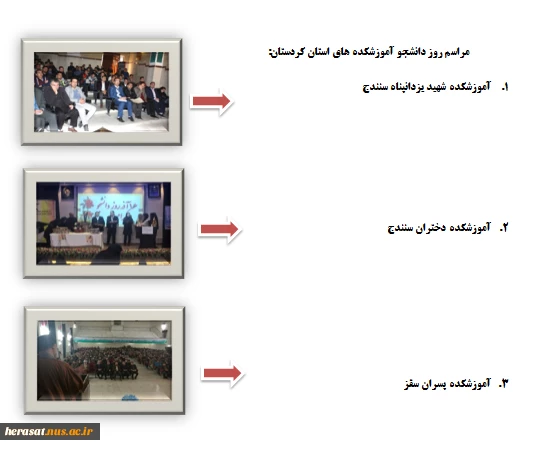 روز دانشجو در مراکز تابعه استان کردستان  2