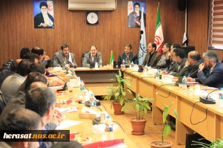 سخنرانی ریاست محترم دانشگاه  جناب آقای دکتر شفیعی در پنجمین نشست مدیران حراست مراکز تابعه دانشگاه فنی و حرفه ای