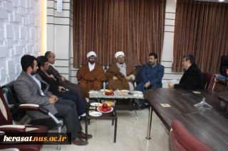بازدید نماینده محترم ولی فقیه  در دانشگاه های استان از  آموزشکده شهید یزدانپناه و جلسه معارفی -7 دی