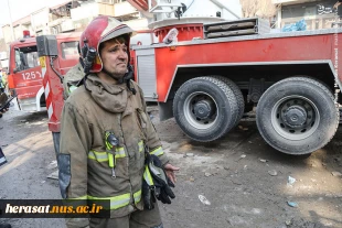 شهادت آتش نشانان جان فشان در حادثه پلاسکو تهران تسلیت باد . 3