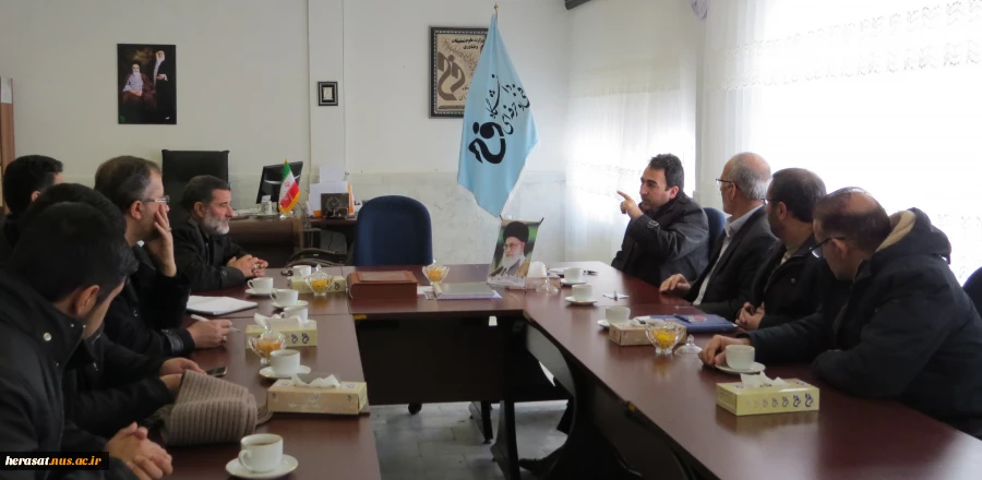 جلسه تدفین و ساخت المان شهدای گمنام در آموزشکده فنی پسران اردبیل