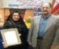 تقدیر ریاست دانشگاه فنی وحرفه ای از خانم قنبری
