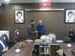مراسم تکریم و معارفه رئیس اداره حراست آموزشکده برگزار شد. 2
