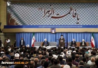 رهبر معظم انقلاب در دیدار مسئولان نظام و سفرای کشورهای اسلامی: در هر کشوری، این ایستادگیِ بر گرفته از بعثت پیامبر محقق شود، دشمنان هیچ تعرض و هیچ غلطی نمی توانند بکنند