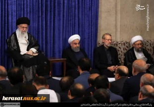 رهبر انقلاب در دیدار مسئولان و کارگزاران نظام  3