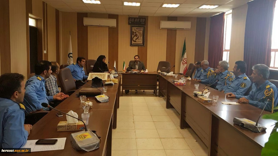 برگزاری جلسه توجیهی حراست  2