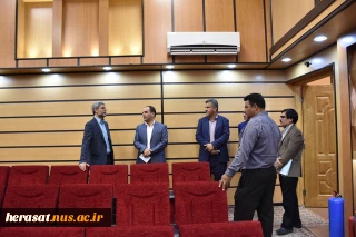 بازدید مشاور رییس و مدیر کل دفتر مرکزی حراست دانشگاه از دانشکده فنی شماره 2 یزد