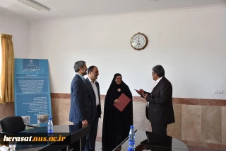 مراسم تکریم و معارفه سرپرست آموزشکده فنی دخترانه زهرایی میبد با حضور، مشاور رییس و مدیرکل دفترمرکزی حراست دانشگاه فنی و حرفه ای کشور