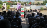 مراسم کلنگ زنی دومین کارگاه سنگین و رونمایی از مزار شهید گمنام آموزشکده پسران اردبیل