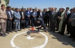 مراسم کلنگ زنی دومین کارگاه سنگین و رونمایی از مزار شهید گمنام آموزشکده پسران اردبیل