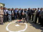 مراسم کلنگ زنی دومین کارگاه سنگین و رونمایی از مزار شهید گمنام آموزشکده پسران اردبیل