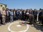 مراسم کلنگ زنی دومین کارگاه سنگین و رونمایی از مزار شهید گمنام آموزشکده پسران اردبیل