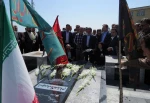 مراسم کلنگ زنی دومین کارگاه سنگین و رونمایی از مزار شهید گمنام آموزشکده پسران اردبیل
