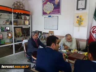 نشست صمیمی با مشاوررئیس ومدیر کل حراست دانشگاه  3