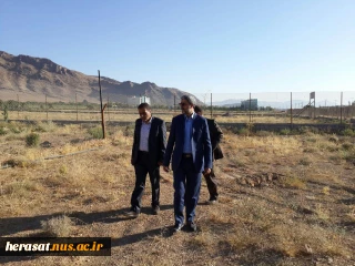 بازدید دکتر یزدانیان مشاور رییس و  مدیر کل دفتر مرکزی حراست  از مجموعه چند منظوره در حال احداث آموزشکده فنی و حر فه ای پسران گلپایگان