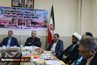نشست مشترک روسای مراکز و ادارات حراست مراکز تابعه دانشگاه در استان اصفهان با حضور   دکتر یزدانیان مشاور رئیس و مدیر کل دفتر مرکزی حراست