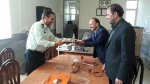 قدر دانی از زحمات نیروی انتظامی و تعامل با آنها در هفته نیروی انتظامی توسط ریاست و مسئول حراست آموزشکده فنی و حرفه ای خمین