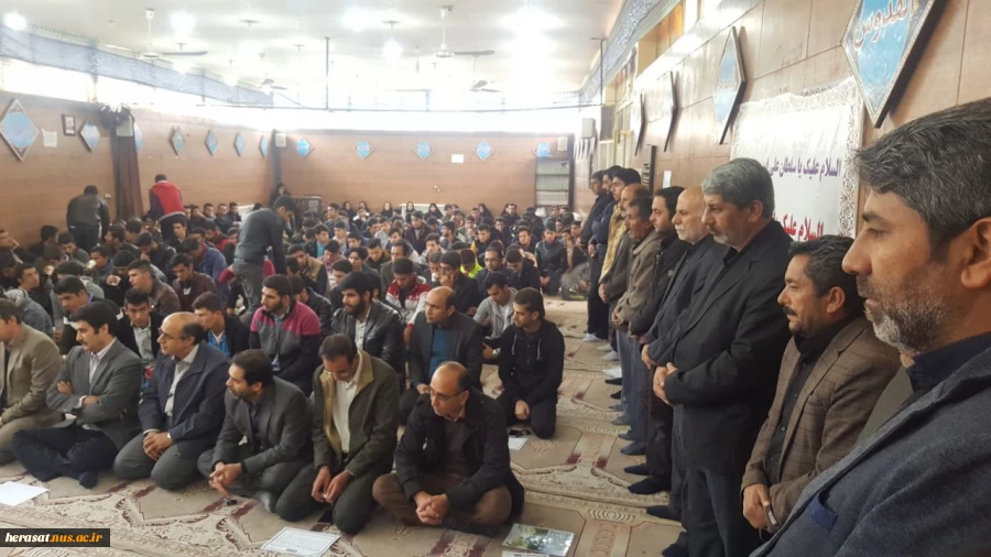 مراسم بزرگداشت  مرحوم رضا راهنما دانشجوی دانشکده فنی خرم آباد 5