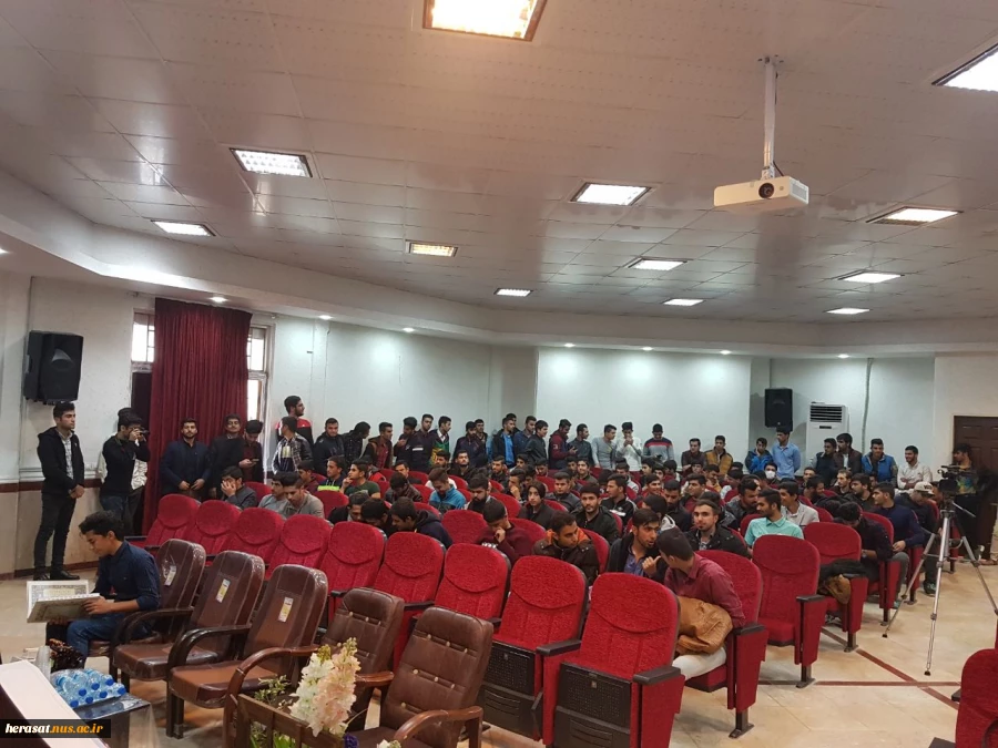 گرامیداشت هفته وحدت و 16 آذر روز دانشجو   با برگزاری  مراسم  باشکوه در دانشکده فنی خرم آباد 2