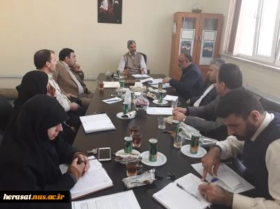 نشست با مشاور ومدیر کل دفتر مرکزی حراست وریاست دانشگاه وروابط عمومی  3