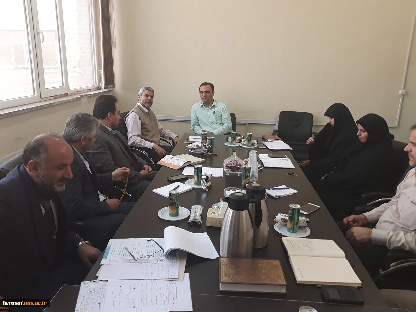 هشتمین جلسه شورای دفترمرکزی حراست دانشگاه فنی وحرفه ای با حضور مدیر کل ریاست دانشگاه فنی وحرفه ای ومشاور مدیر کل حراست دفترمرکزی ومدیر حراست دانشگاه فنی وحرفه ای استان  3
