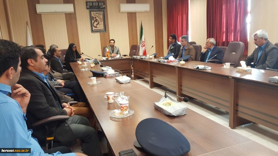 تشکیل سومینجلسه فصلی(زمستان) حفاظت فیزیکی دانشکده فنی خرم آباد 2