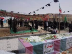 مراسم تشیع و تدفین شهدای گمنام در دانشکده پسران بوشهر  2
