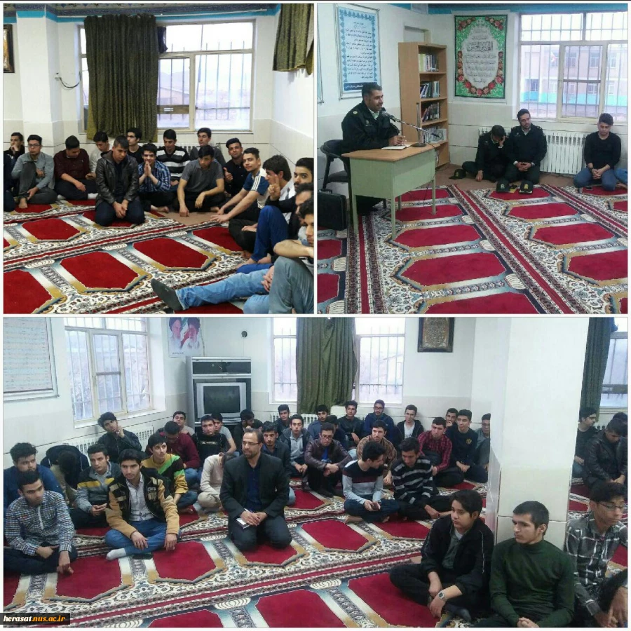 کارگاه آموزش و پیشگیری از مواد مخدر در آموزشکده فنی و حرفه ای دکتر حسابی با دعوت واحد حراست