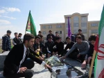 مراسم اولین سالگرد تدفین شهید گمنام آموزشکده فنی و حرفه‌ای پسران اردبیل
