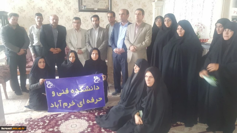 تکریم اخلاص وشهادت گونه شهید زنده سید نور خدا موسوی 3