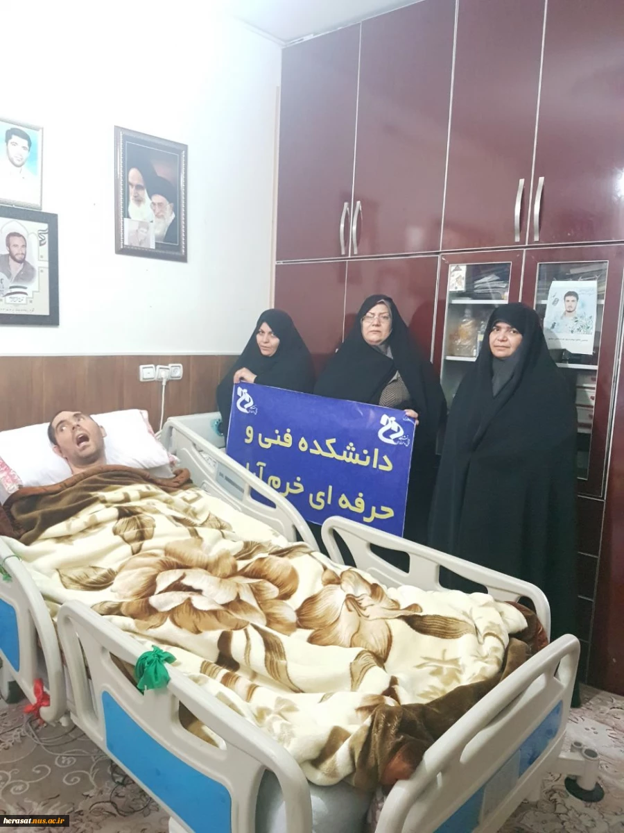 تکریم اخلاص وشهادت گونه شهید زنده سید نور خدا موسوی 4