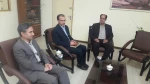 آقای یادگاری معاونت محترم حفاظت فیزیکی دفتر مرکزی حراست دانشگاه فنی و حرفه ای در تاریخ 1397/04/14  از مرکز معین استان آموزشکده فنی شماره1 کرمانشاه بازید و ضمن دیدار با دکتر کیهانی رئیس آموزشکده های فنی و حرفه ای استان کرمانشاه و معاونین و عوامل حفاظت فیزی