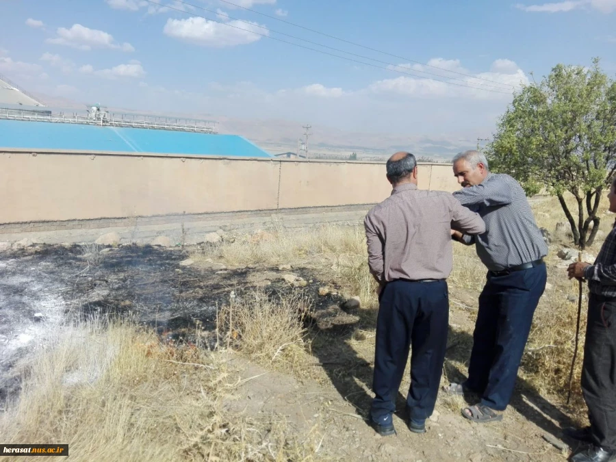 مانور اطفاء  حریق دانشگاه فنی استان لرستان  8