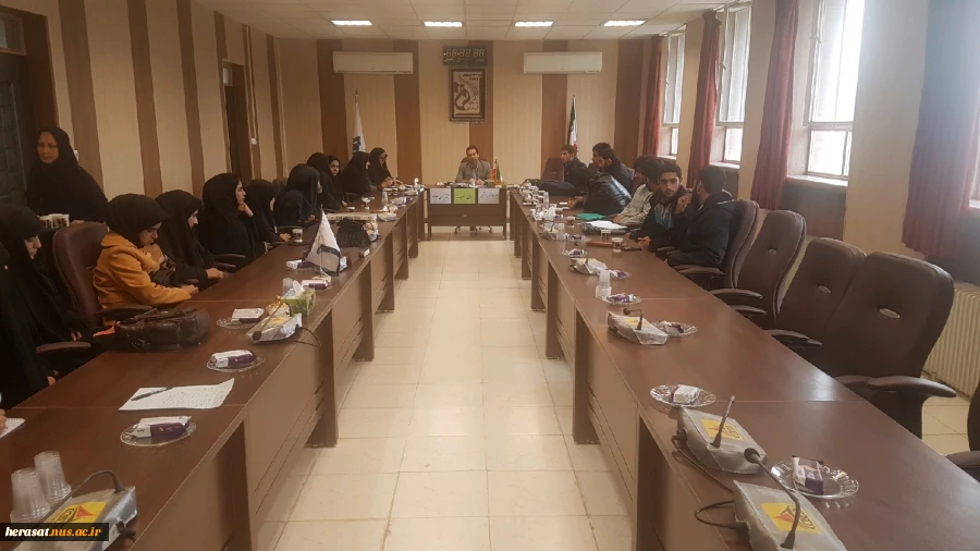 برگزاری جلسه کانون آمران به معروف وناهیان از منکردر دانشگاه فنی استان لرستان به میزبانی حراست  3