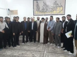 دیدار مسئولین، حراستهاو دانشجویان دانشگاه فنی استان لرستان با امام جمعه محترم شهرستان خرم آباد بمناسبت روز دانشجو 3