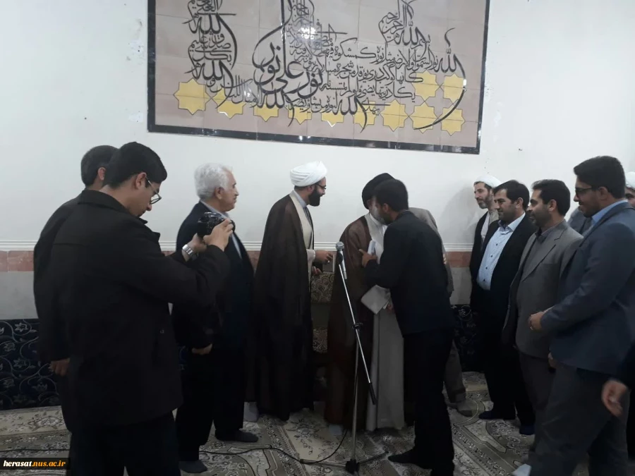 دیدار مسئولین، حراستهاو دانشجویان دانشگاه فنی استان لرستان با امام جمعه محترم شهرستان خرم آباد بمناسبت روز دانشجو 6