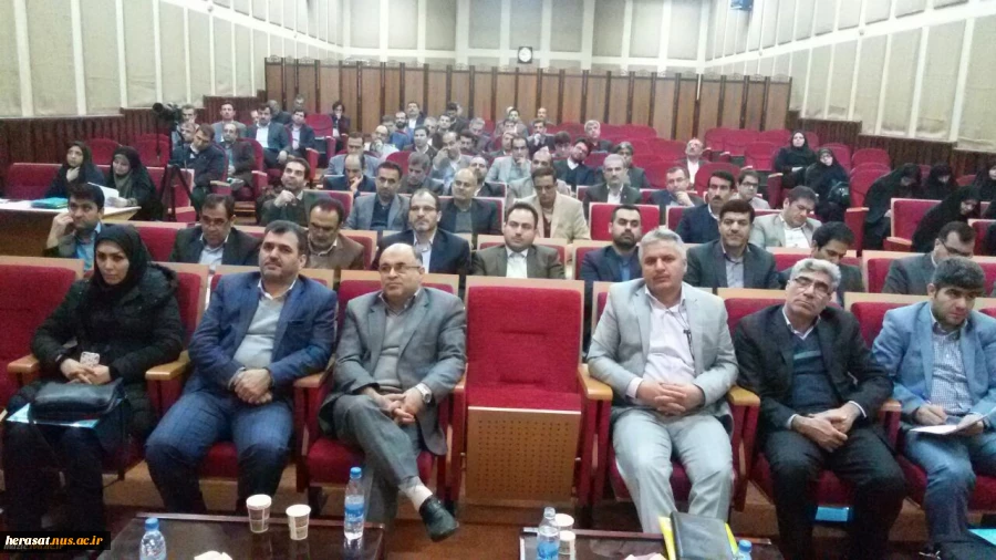 خنرانی مشاور رئیس ومدیر کل در همایش حراست ها  2