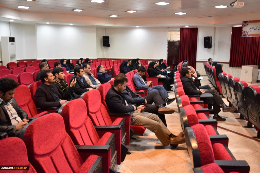 برگزاری کارگاه آموزشی تخلفات اداری با میزبانی حراست در دانشکده فنی خرم آباد 4